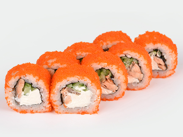 Калифорния с лососем гриль